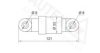 AUTEX 631028 Vibration Damper, v-ribbed belt